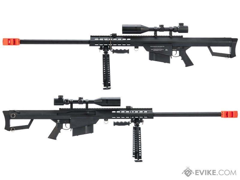 Снайперская винтовка 6mmProShop / Snow Wolf Barrett M82A1 пружинная &mdash; чёрная 87953_evk фото