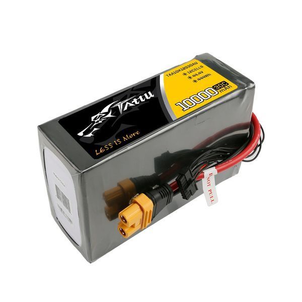 Tattu 10000mAh 44.4V 30C 12S1P Lipo аккумулятор Упаковка с AS150U заглушкой TAA10K12S30AU_gs фото