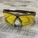 Очки тактические - Olive/Yellow [P&J] MA-69-OD-Y(009984) фото 4