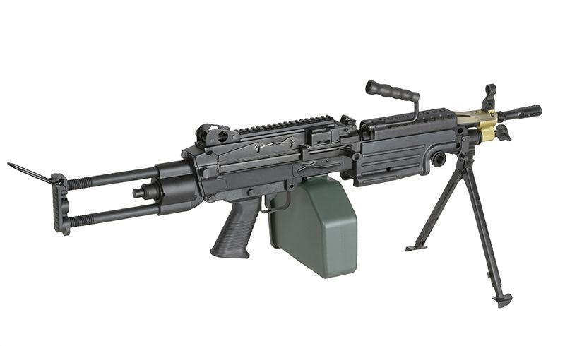 Репліка легкого кулемета FN M249 MKII SAW [A&K] 249-PARA_tw фото