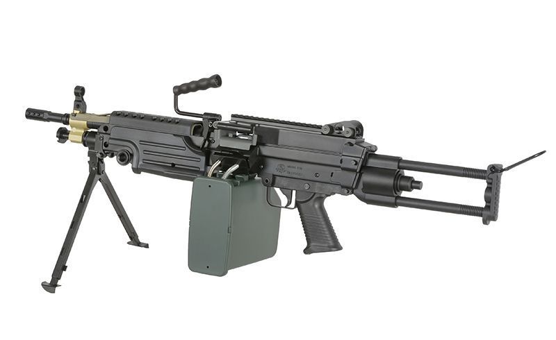 Репліка легкого кулемета FN M249 MKII SAW [A&K] 249-PARA_tw фото
