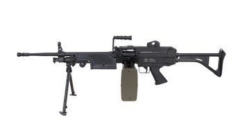 Репліка кулемета FN HERSTAL M249 MK1 CORE (AEG) &mdash; чорна SPE-01-028610_gf фото