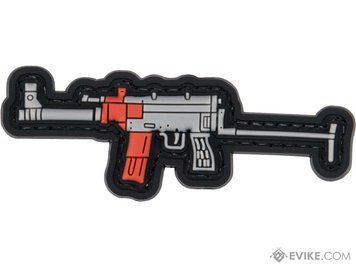 Нашивка Evike Mini Gun Series &laquo;Type 79&raquo; &mdash; чёрно-серо-оранжевая 13060_evk фото