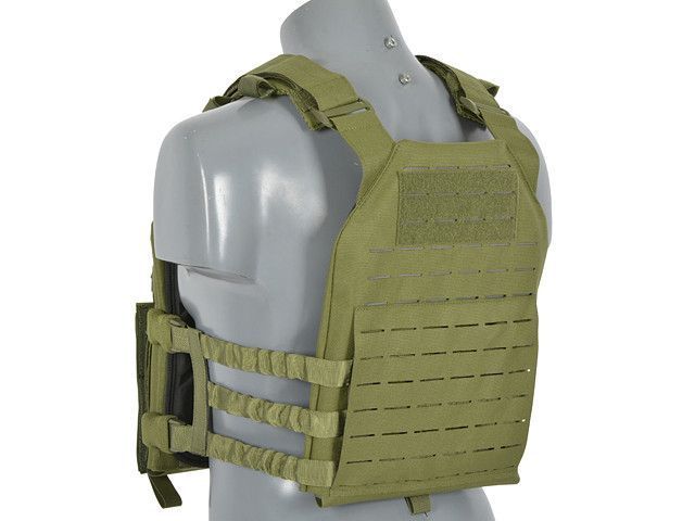 Buckle Up Assault Plate Carrier Laser-Cut з підсумком на магазини - Olive [8FIELDS] M51611072-OD фото