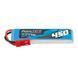 Gens ace 450mAh 3.8V 60C 1S1P Lipo акумулятор Pack with JST-SYP Plug GEA4501S60JRED_gs фото 1