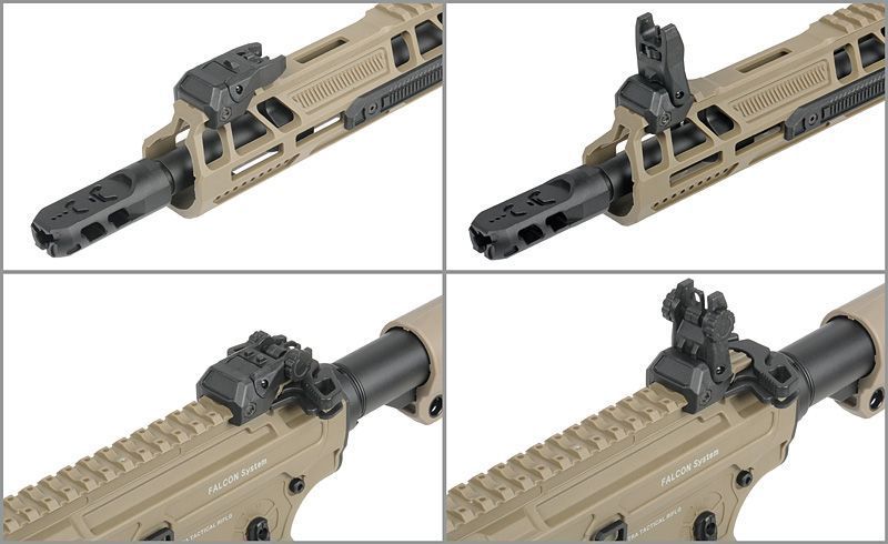 Страйкбольна гвинтівка M916G UTR556 Falcon 3.0 ETU - Пісочна / Tan [Double Eagle] M916G-TAN_tw фото