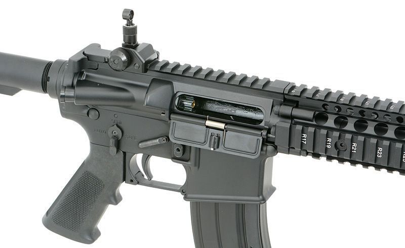 Газовая винтовка с имитацией отдачи (GBBR) Daniel Defense MK18 &ndash; Черная (Black) [EMG] MC6593M_tw фото