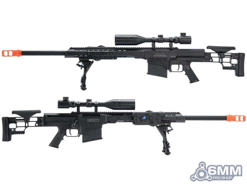 Снайперська гвинтівка 6mmProShop / Snow Wolf Barrett M98B MRAD AEG &mdash; чорна 87951_evk фото