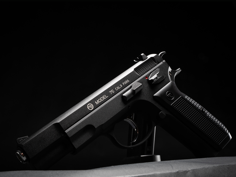 CZ 75, 4.5 мм пневматическое ружье, CO2, Блоубэк, BB, чёрный 17619_ag фото