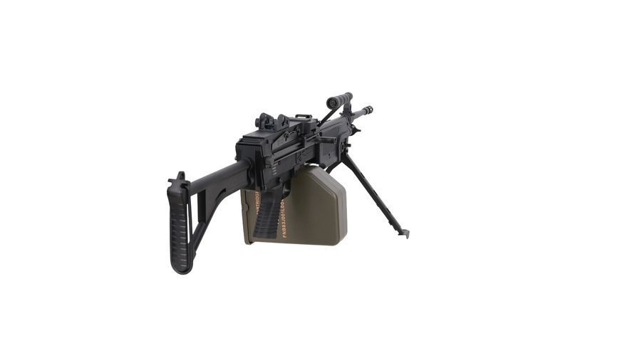 Репліка кулемета FN HERSTAL M249 MK1 CORE (AEG) &mdash; чорна SPE-01-028610_gf фото