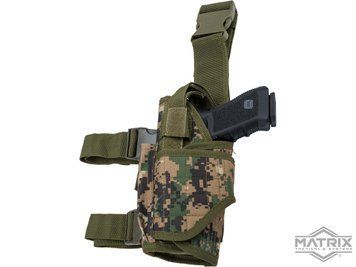 Кобура Matrix Tornado універсальна тактична лівостороння &mdash; MARPAT Woodland 95280_evk фото