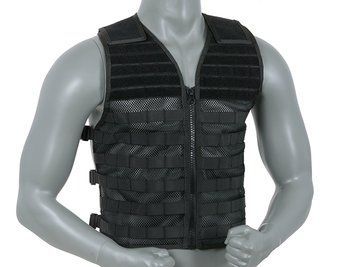 Жилет сітчастий MOLLE Mesh Vest, Black [8FIELDS] (для страйкболу) M51611050-BK_BR фото