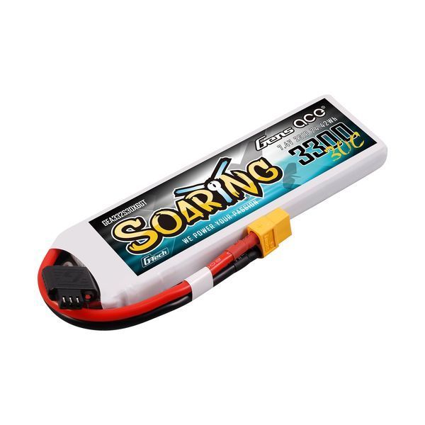 Gens ace Soaring 3300mAh 2S 30C 7.4V G-Tech Lipo акумулятор з XT60 вилкою GEA332S30X6GT_gs фото