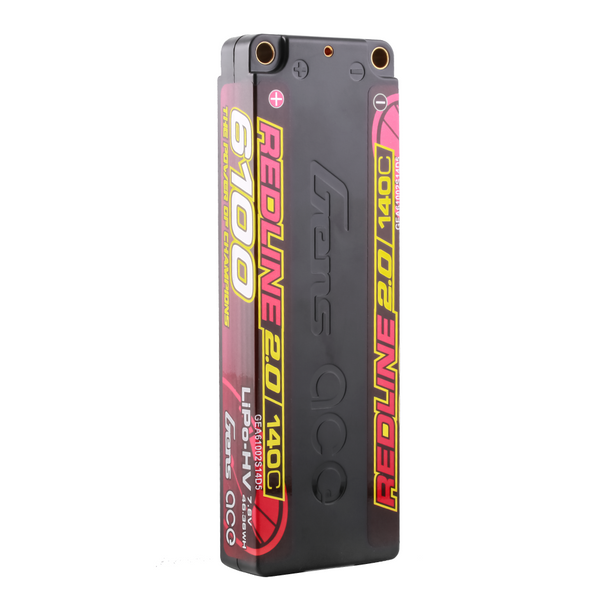Gens ace Redline 2.0 Series 6100mAh 2S 7.6V 140C HardCase HV Lipo акумулятор Pack with Hardcase 56# GEA61002S14D5_gs фото