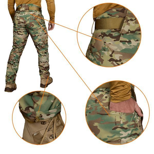 Брюки Camo-Tec Stalker Vent SoftShell Multicam Size XXL 30371-xxl фото