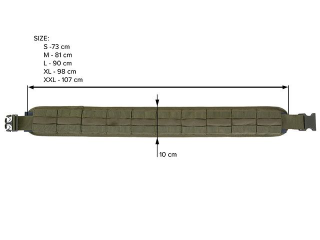 Пояс тактический разгрузочный MOLLE (размер M) - Multicam [8FIELDS] M51617008-M-CP фото