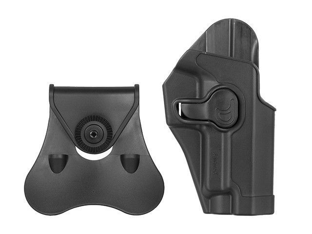 Двойной подсумок для магазинов P226/M9/P-09 для страйкбола Series &mdash; чёрный [Amomax] AM-S226G2 фото