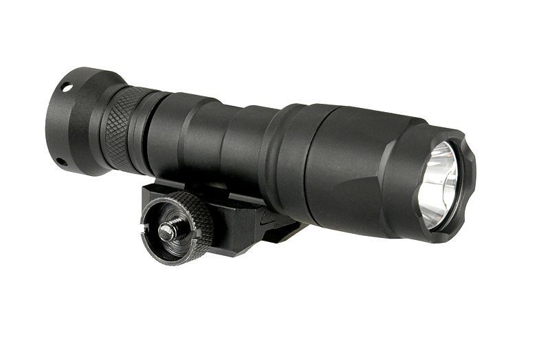 Компактный тактический фонарь на оружие LED 200 люмен &ndash; Черный [Element] EX191-BK_tw фото