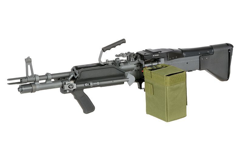 Страйкбольна репліка легкого кулемета MK43 Mod0 Navy Seals [A&K] MK43_tw фото