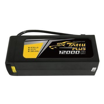 Tattu Plus 12000mAh 22.2V 15C 6S1P Lipo акумулятор Упаковка з AS150+XT150 вилкою TAA12K6SP15AX_gs фото
