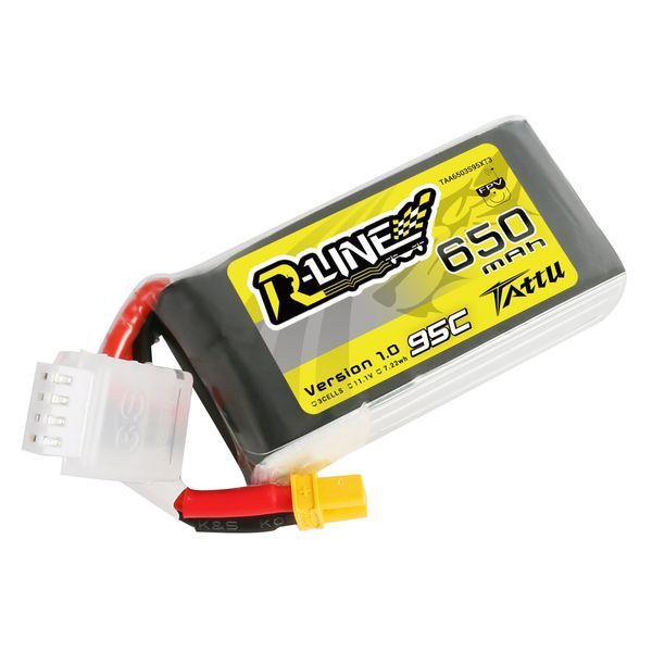 Tattu R-Line 650mAh 3S 11.1V 95C Lipo аккумулятор с XT30 TAA6503S95XT3_gs фото