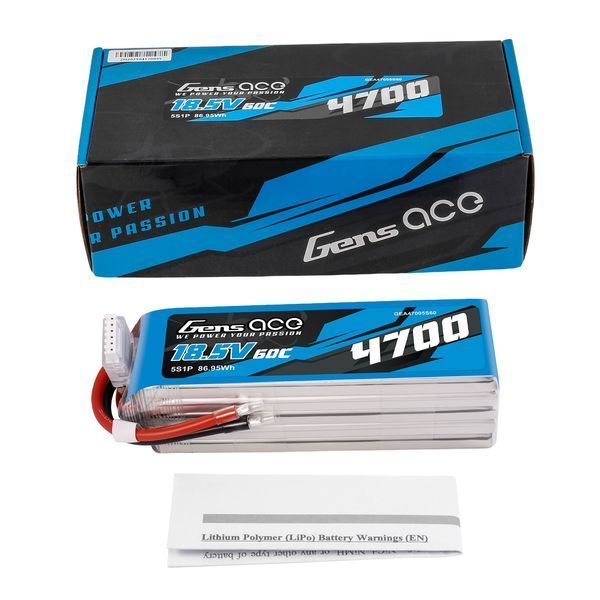 People Ace 4700mAh 18.5V 25C 5S1P Lipo акумулятор (F3A) GEA47005S60_gs фото