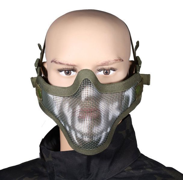 Сетчатая маска Delta Armory Stalker SKULL Gen.1, Olive GT-MAS-09-SK-OLV_BR фото