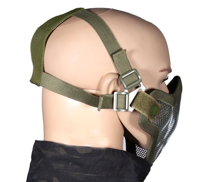 Сетчатая маска Delta Armory Stalker SKULL Gen.1, Olive GT-MAS-09-SK-OLV_BR фото