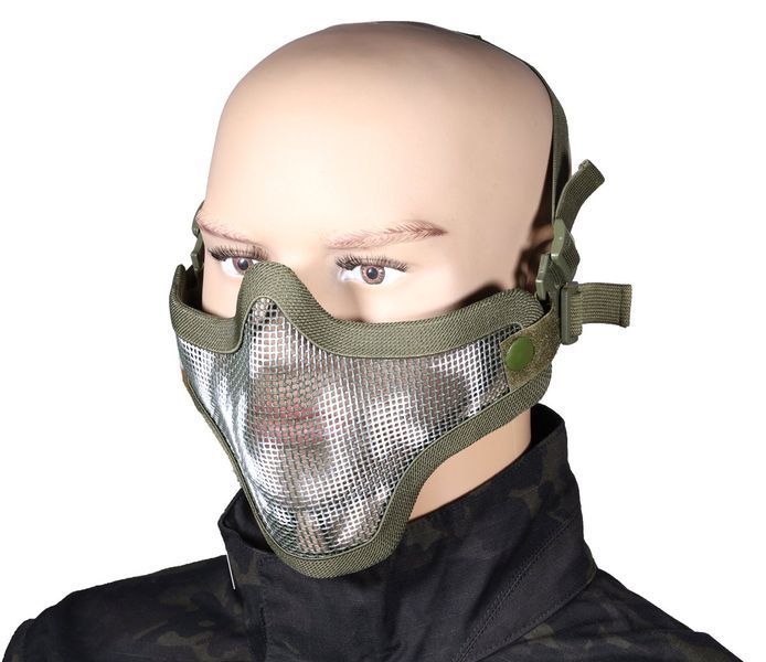Сетчатая маска Delta Armory Stalker SKULL Gen.1, Olive GT-MAS-09-SK-OLV_BR фото
