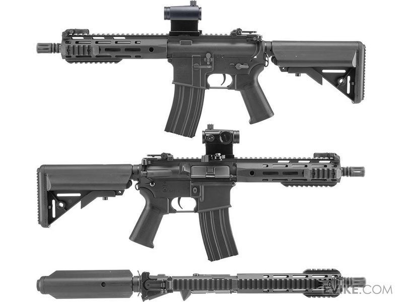Автомат Cybergun Colt Sportsline M4 AEG з гірбоксом G3 &mdash; URX4 8.5", чорний 97915_evk фото