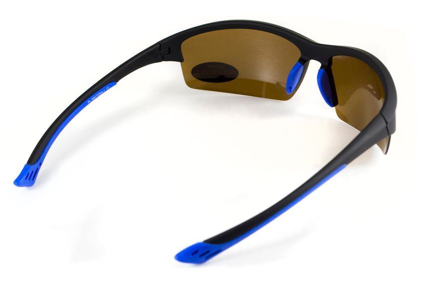 Окуляри поляризаційні BluWater Daytona-1 Polarized (brown), гідрофобні коричневі лінзи (Repelon&trade;) 4ДЕЙТ1-Г50П фото