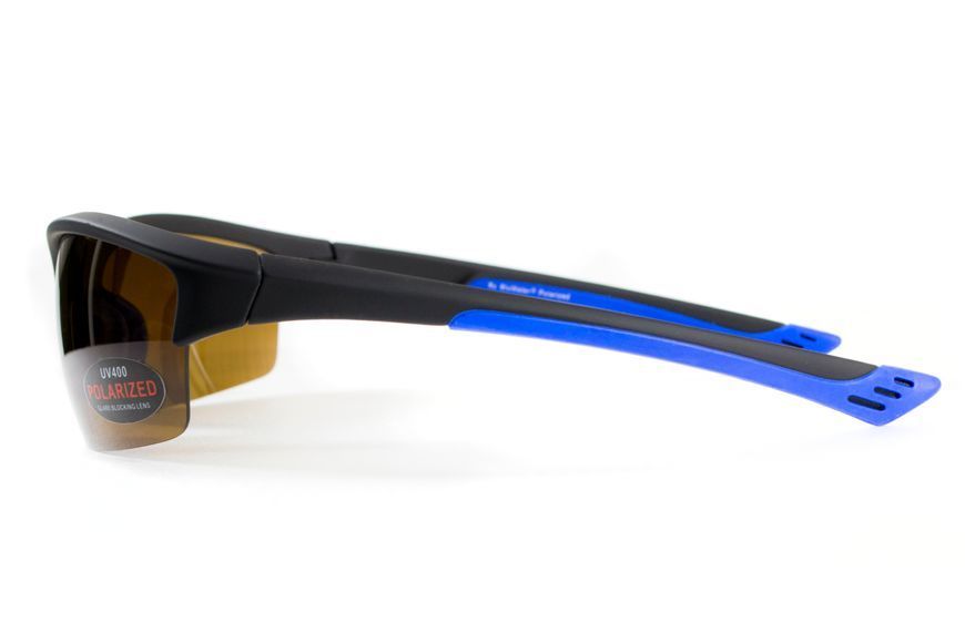 Окуляри поляризаційні BluWater Daytona-1 Polarized (brown), гідрофобні коричневі лінзи (Repelon&trade;) 4ДЕЙТ1-Г50П фото