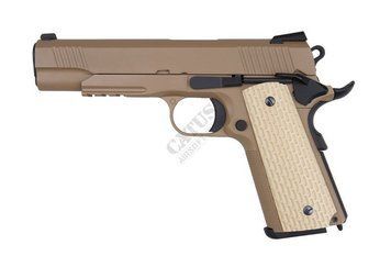 WE страйкбольна рушниця GBB 1911 055GT Green Gas WE-055GT-TAN_ct фото
