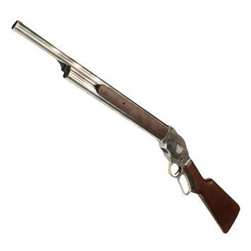 Дробовик 6mmProShop M1887 Terminator Lever Action by S&T газовый &mdash; серебристый/дерево 34103_evk фото