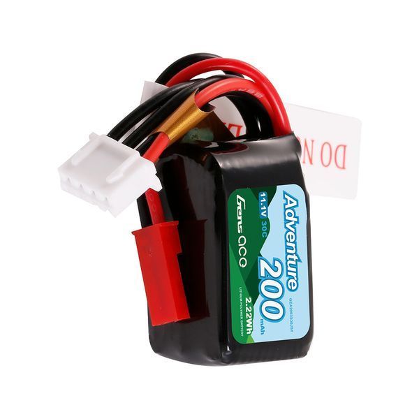 Gens ace 200mAh 11.1V 30C 3S1P Lipo аккумулятор Упаковка с JST-SYP вилкой GEA2003S30JST_gs фото