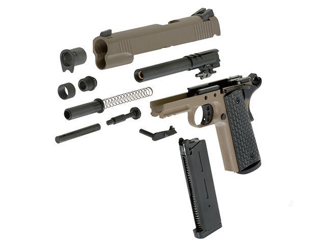 Страйкбольный пистолет COLT 1911 Kimber R28 &ndash; BLACK [Army Armament] (для страйкбола) R28(TG-1)_tw фото