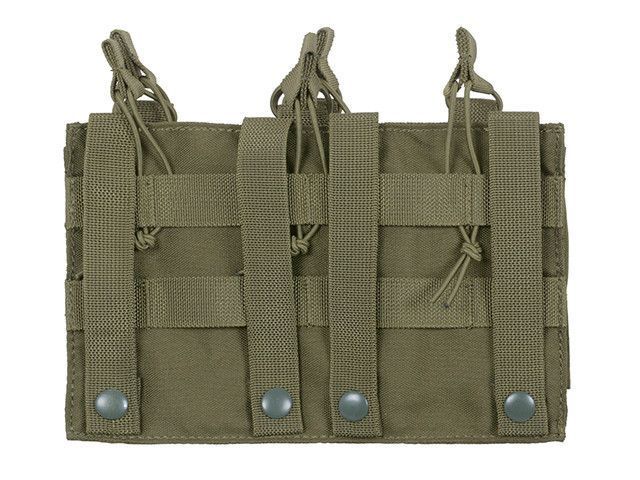 Тройной подсумок пистолетно-винтовый AK/9mm (5 plus 2) &mdash; Olive [8FIELDS] M51613137-OD фото