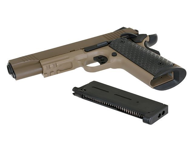 Страйкбольный пистолет COLT 1911 Kimber R28 &ndash; BLACK [Army Armament] (для страйкбола) R28(TG-1)_tw фото
