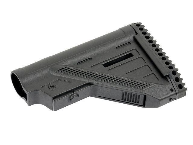 Тонкий приклад для AEG 416/AR15 - Black [D-DAY] (для страйкболу) STK-006 фото