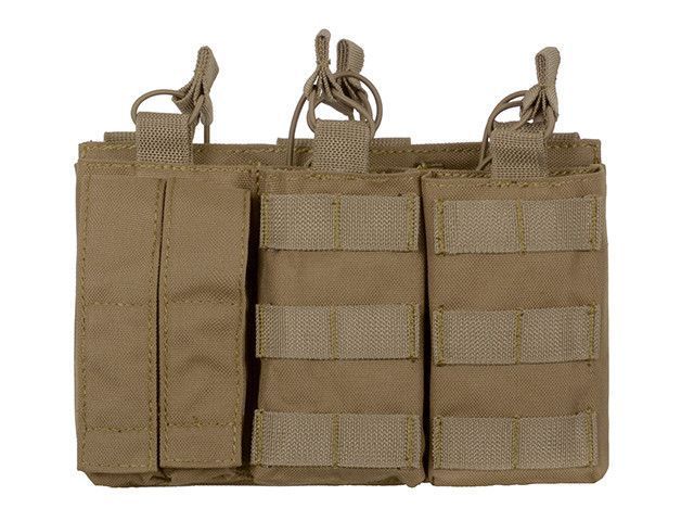 Тройной подсумок пистолетно-винтовый AK/9mm (5 plus 2) &mdash; Olive [8FIELDS] M51613137-OD фото