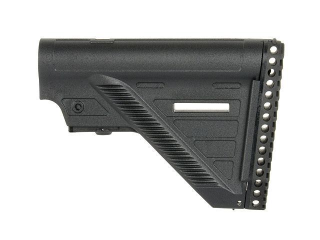 Тонкий приклад для AEG 416/AR15 - Black [D-DAY] (для страйкболу) STK-006 фото
