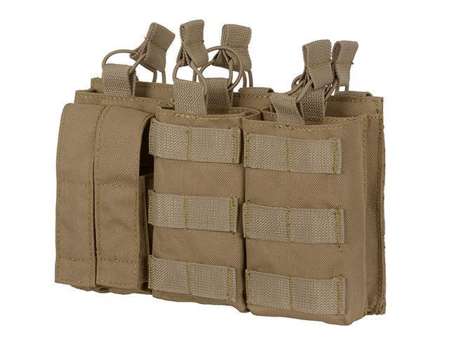 Тройной подсумок пистолетно-винтовый AK/9mm (5 plus 2) &mdash; Olive [8FIELDS] M51613137-OD фото