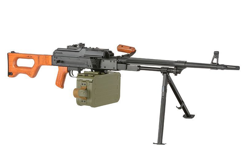 PK machine gun replica - Real Wood [A&K] PK-WOODEN_tw фото