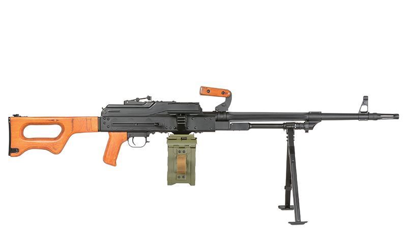 PK machine gun replica - Real Wood [A&K] PK-WOODEN_tw фото