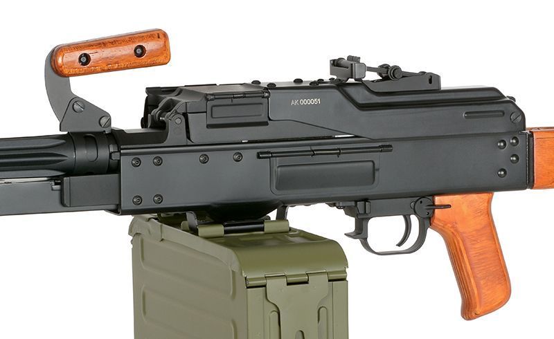 PK machine gun replica - Real Wood [A&K] PK-WOODEN_tw фото