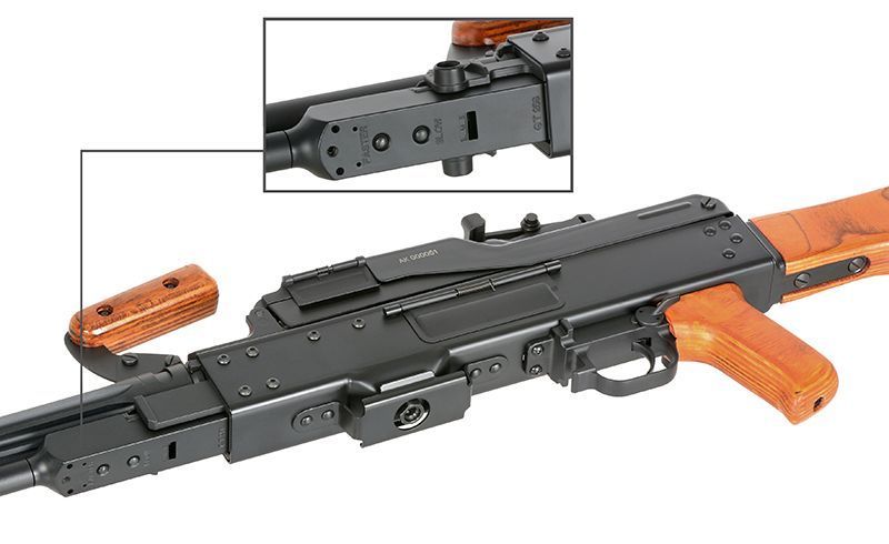 PK machine gun replica - Real Wood [A&K] PK-WOODEN_tw фото