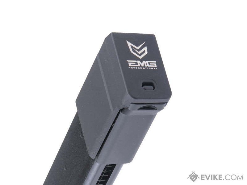 Магазин газовий EMG подовжений на 34 кульки для JW2 Combat Master Glock M22 GBB &mdash; чорний 77699_evk фото