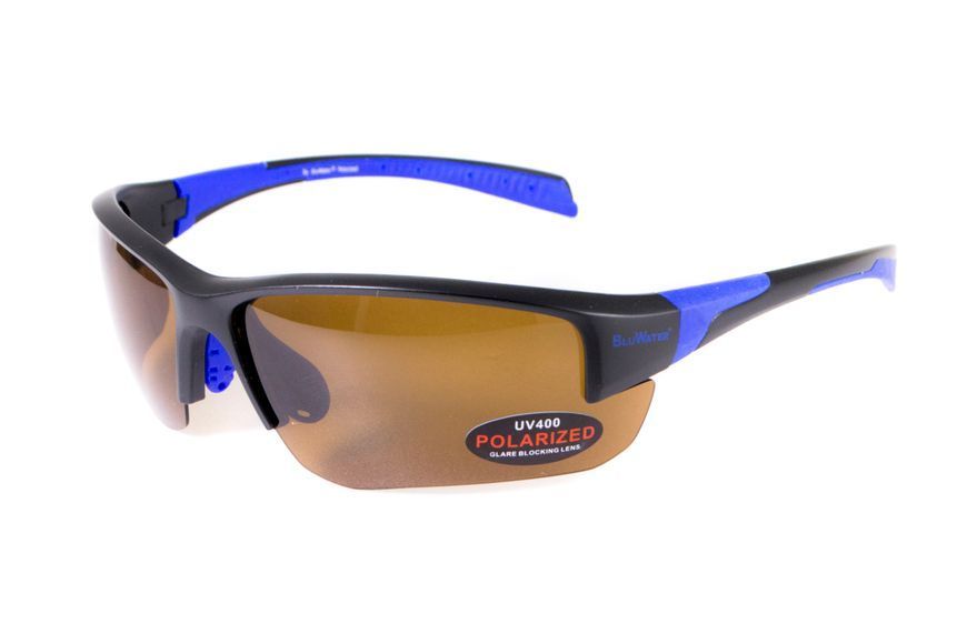 Очки BluWater Samson-3 Polarized (brown), коричневые BW-SAM3-BRN2 фото