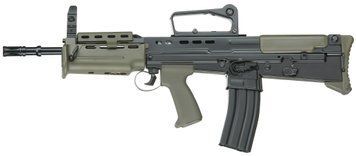 Автомат ICS L85A2 Carbine bullpup AEG &mdash; чорний/оливковий 35326_evk фото