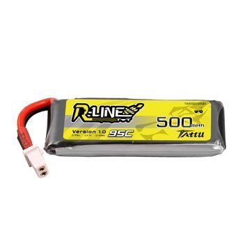 Tattu R-Line 500mAh 3.7V 1S1P 95C Lipo акумулятор з BT2.0 штекером TAA5001S95BT_gs фото
